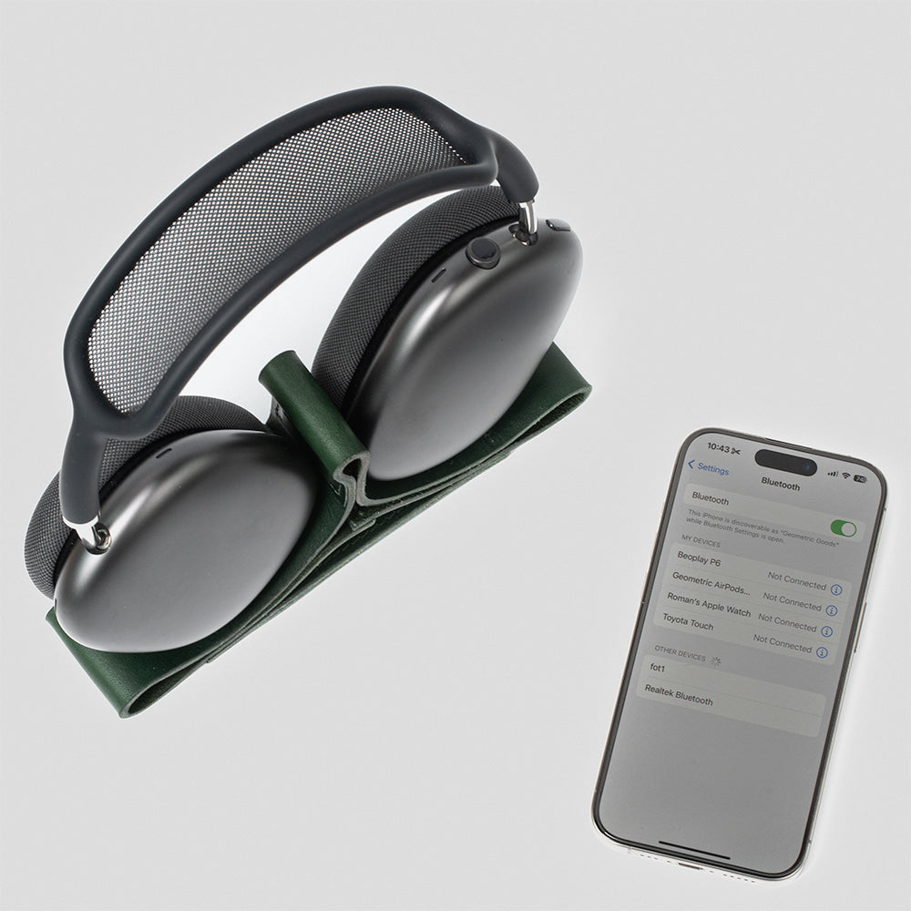 Skórzany statyw na AirPods Max